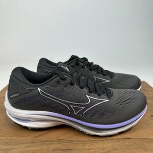 New Womens‎ Mizuno Wave Rider 25 D Gray Running Athletic Shoes Sneakers Sz 7 M